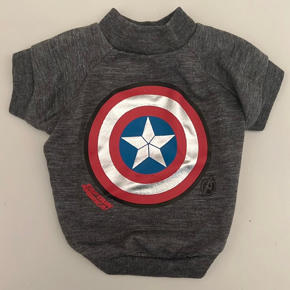 Captain America Dog Shirt